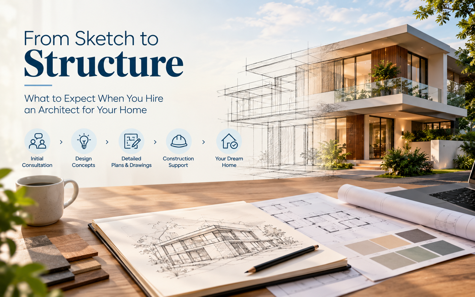 From Sketch to Structure — What to Expect When You Hire an Architect for Your Home